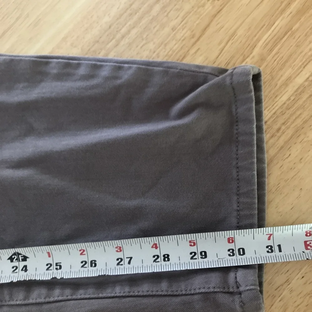 Lucky Brand Pants Mens 42x30 Gray Chino Straight Five Pocket Stretch